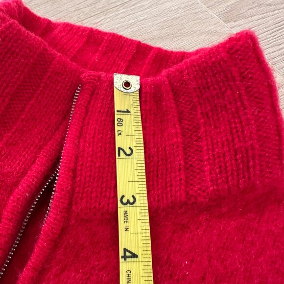 Novelty Wool Cottage Apres Ski Nordic Christmas Cardigan Sweater - Picture 11 of 15